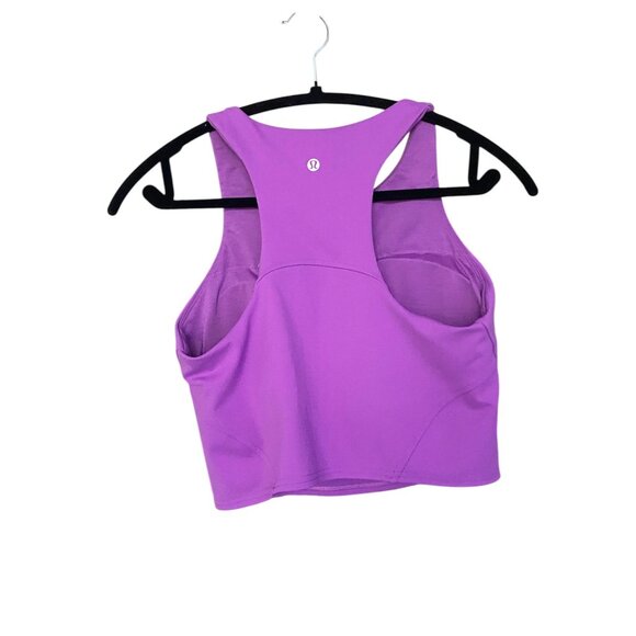 LULULEMON Invigorate Bra Athletic Top in Moonlight Magenta Size 10 - Picture 3 of 5
